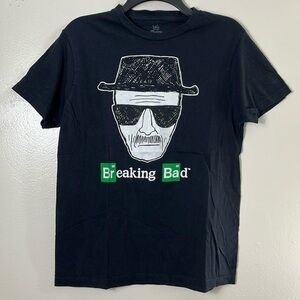 Breaking Bad Black Walter White Graphic Short Sleeve Tee Shirt Men's Size M